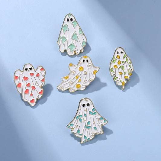 Decorated Ghost Series Pin/Brooch
