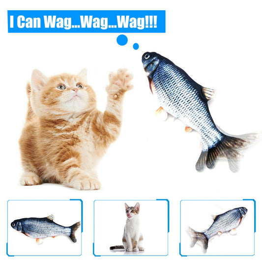 Electronic Fish Cat Toy: USB Charging