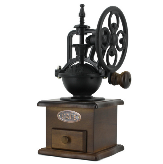 Antique style hand coffee grinder
