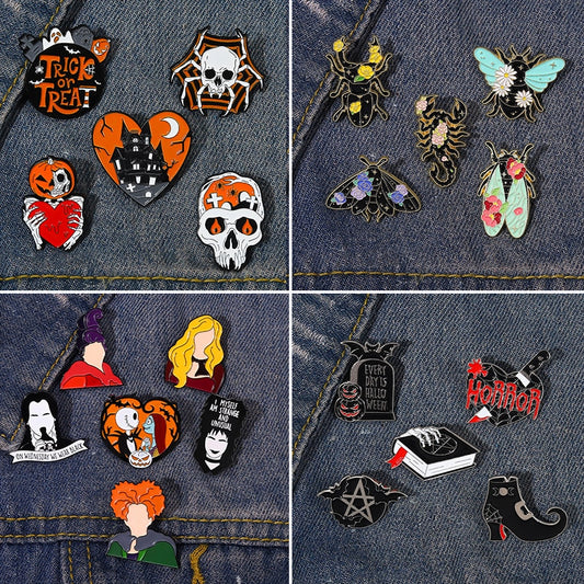 Variety of Halloween Pin/Brooches