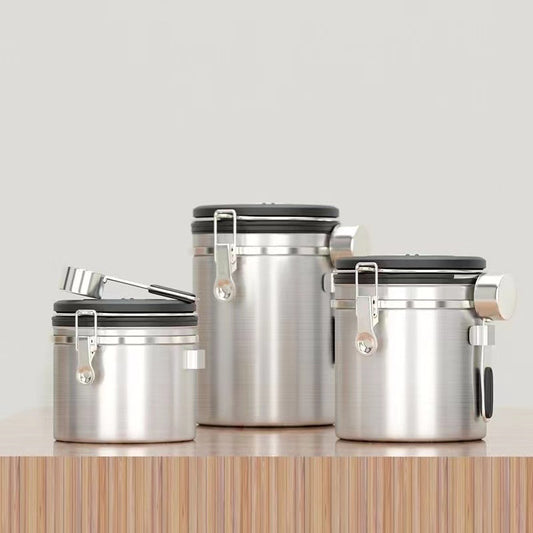 Stainless Steel Lock-tight Fresh Cannisters-4 different colors