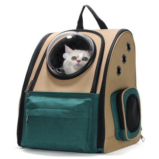 Cat Dog Bubble Window Backpack