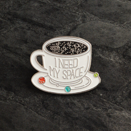 Space Coffee Cup Pin/Brooch