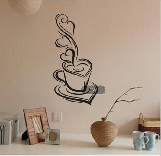 Coffee Cup Wall Sticker