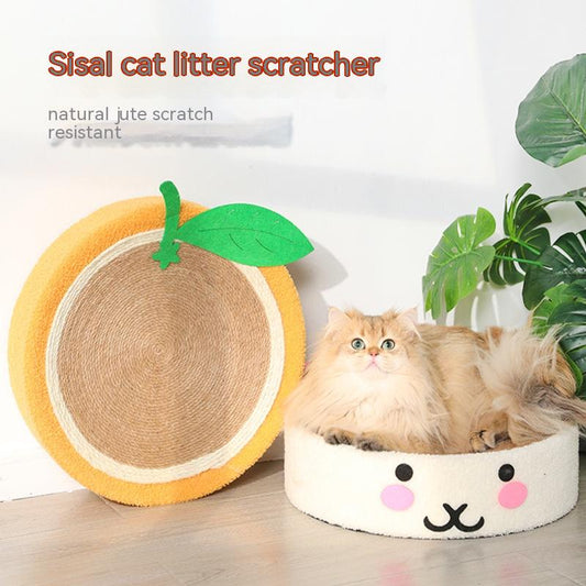Round Cat Sisal Scratcher
