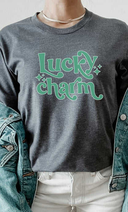 Lucky Charm St Patricks Graphic Tee Shirt