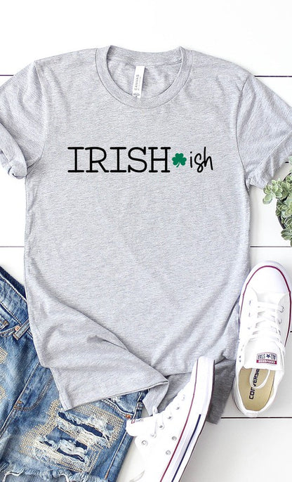 Irish-ish Type Font Graphic Tee Shirt