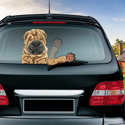 Variety of Dogs- Rear Windshield wiper stickers