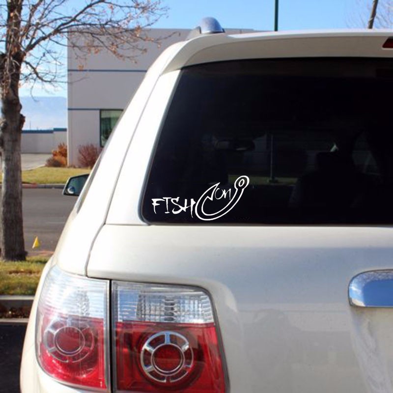 Fishing Hook Car Sticker