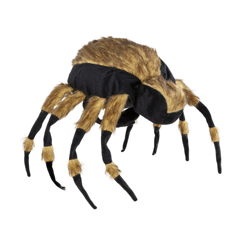 Halloween Fuzzy Brown Spider Pet Costume