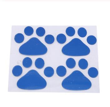 Dog/Cat Footprints-bumper-hood stickers in a variety of colors