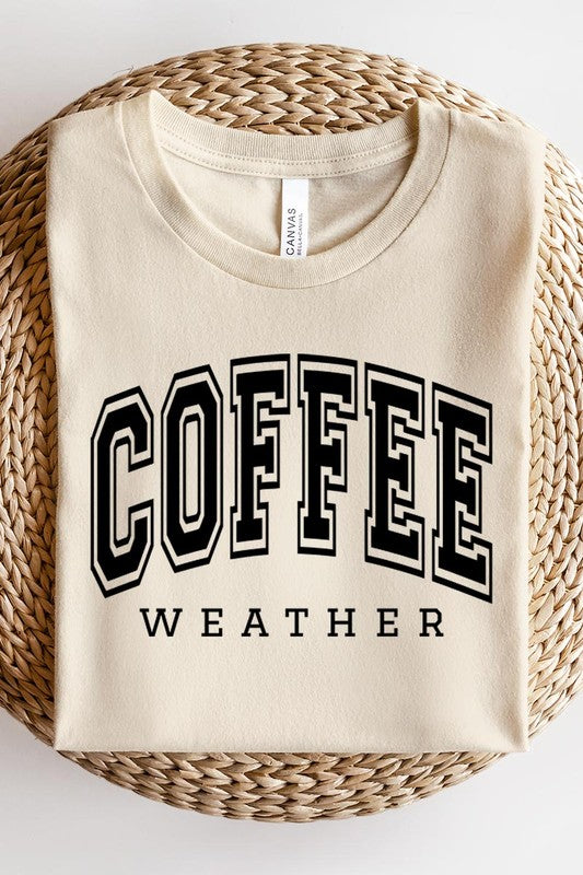 Coffee Weather Cafe Graphic T Shirts