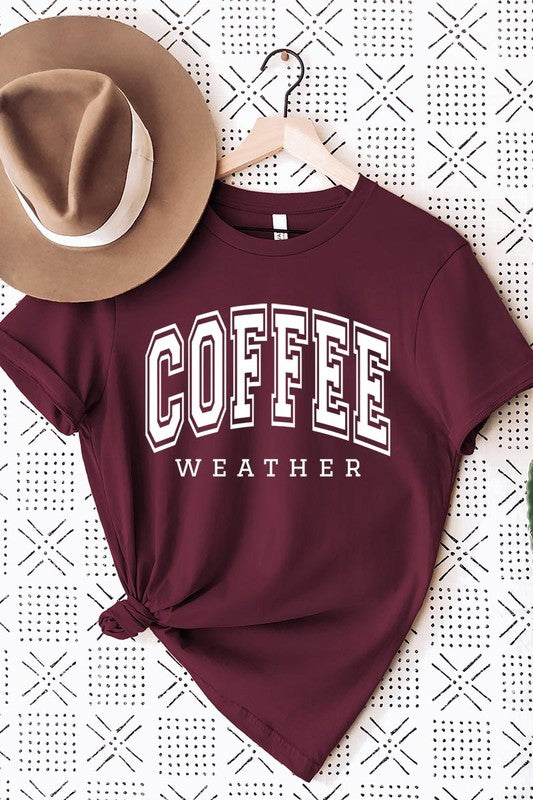 Coffee Weather Cafe Graphic T Shirts