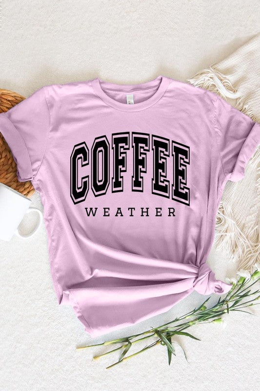 Coffee Weather Cafe Graphic T Shirts