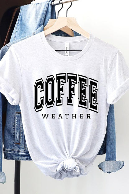 Coffee Weather Cafe Graphic T Shirts