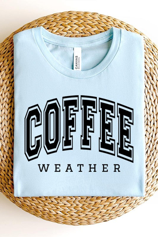 Coffee Weather Cafe Graphic T Shirts