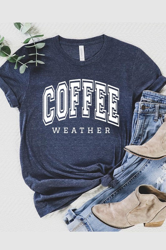 Coffee Weather Cafe Graphic T Shirts