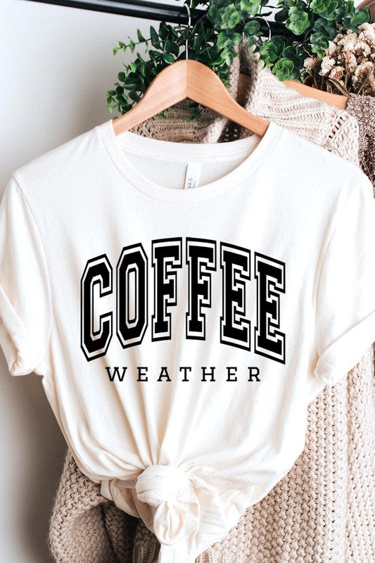 Coffee Weather Cafe Graphic T Shirts