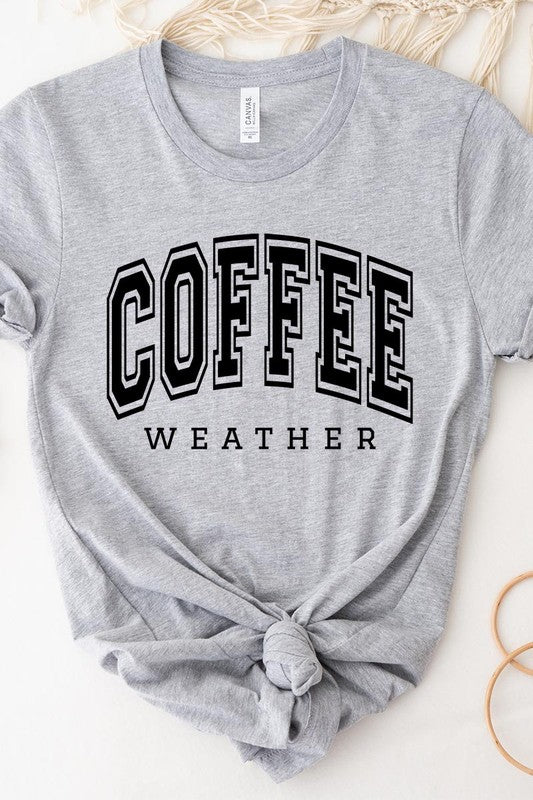 Coffee Weather Cafe Graphic T Shirts