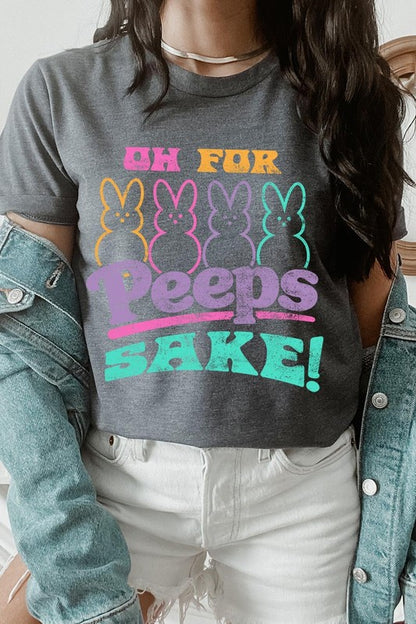 Peeps Sake Bunny Easters Graphic T Shirts