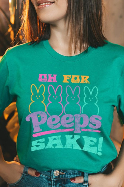 Peeps Sake Bunny Easters Graphic T Shirts