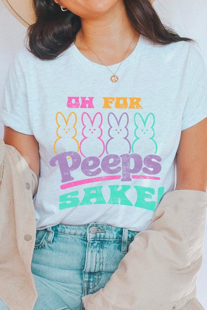 Peeps Sake Bunny Easters Graphic T Shirts