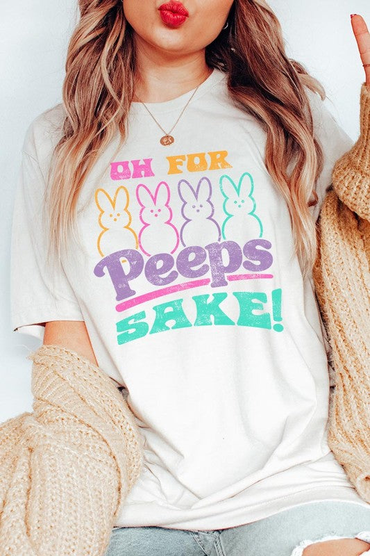 Peeps Sake Bunny Easters Graphic T Shirts