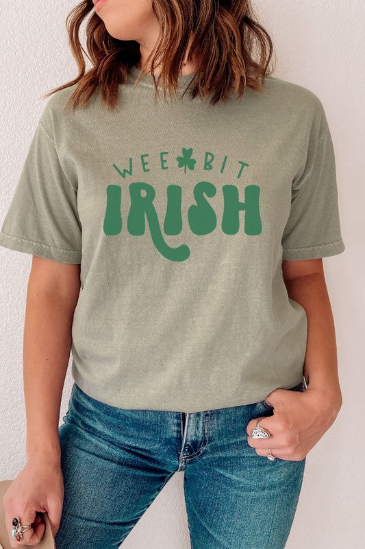 Wee Bit Irish St Patrick's Day Graphic Tee Shit