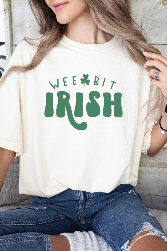 Wee Bit Irish St Patrick's Day Graphic Tee Shit