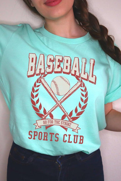 Baseball Sports Club Graphic T Shirts