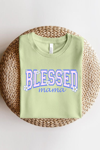 Blessed Mama Mothers Day Graphic T Shirts