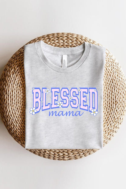 Blessed Mama Mothers Day Graphic T Shirts