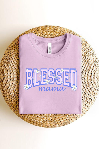 Blessed Mama Mothers Day Graphic T Shirts