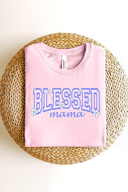 Blessed Mama Mothers Day Graphic T Shirts