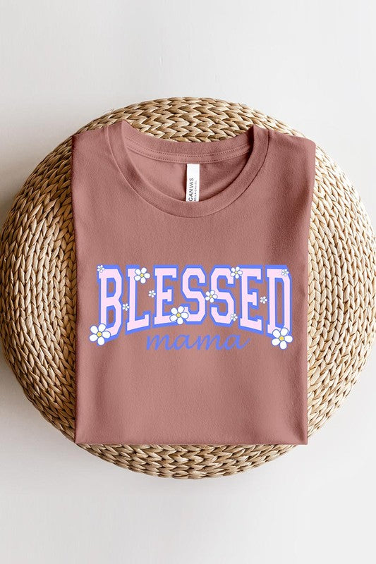 Blessed Mama Mothers Day Graphic T Shirts