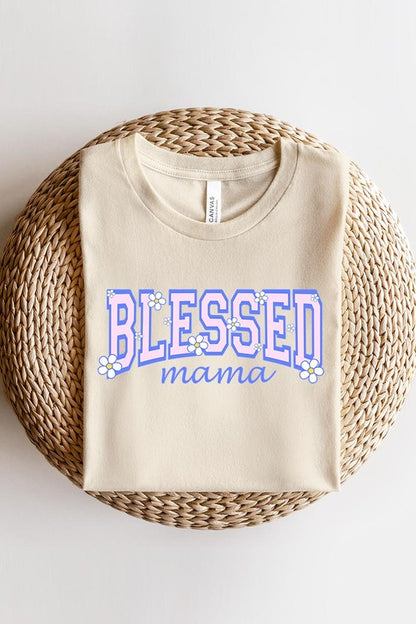 Blessed Mama Mothers Day Graphic T Shirts