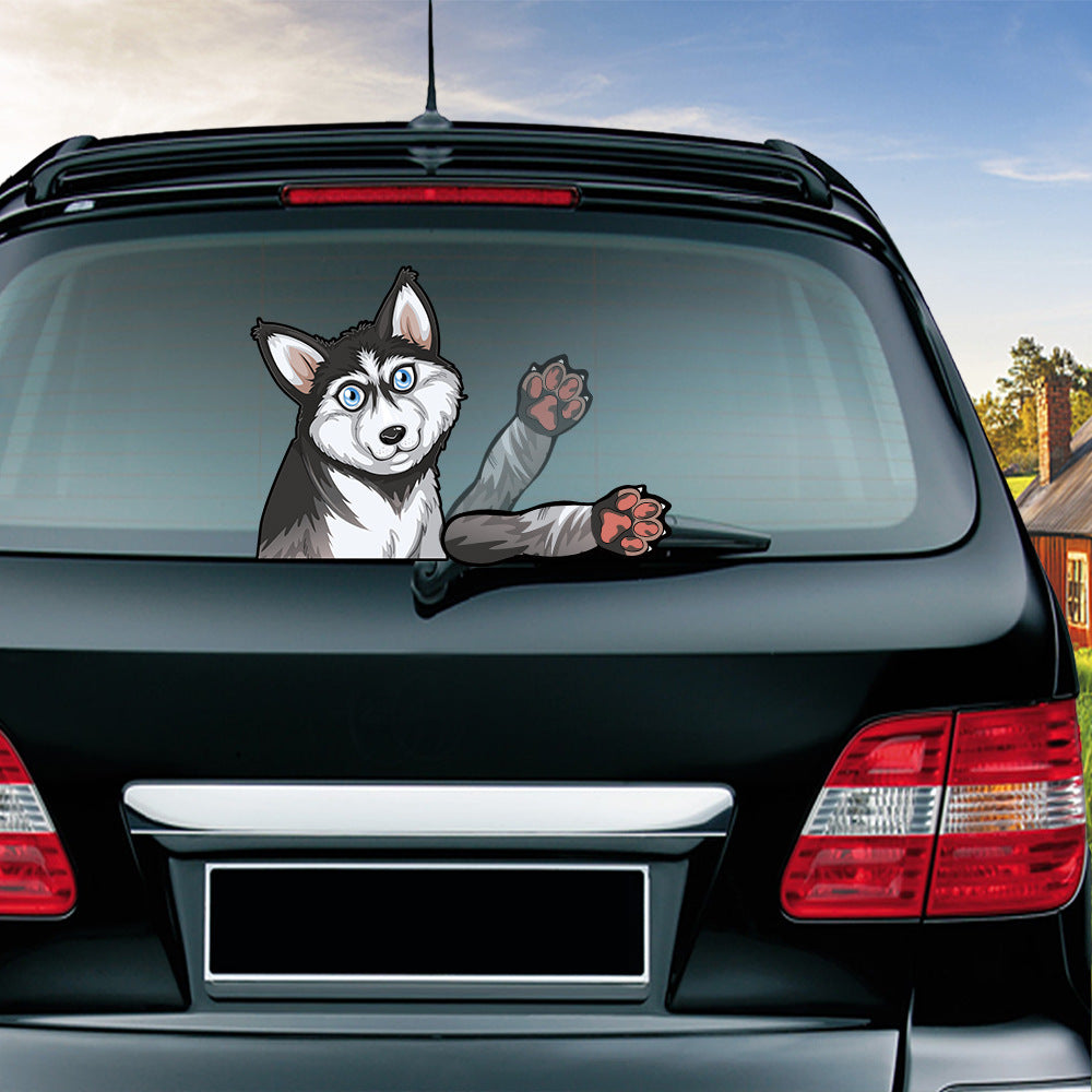 Variety of Dogs- Rear Windshield wiper stickers