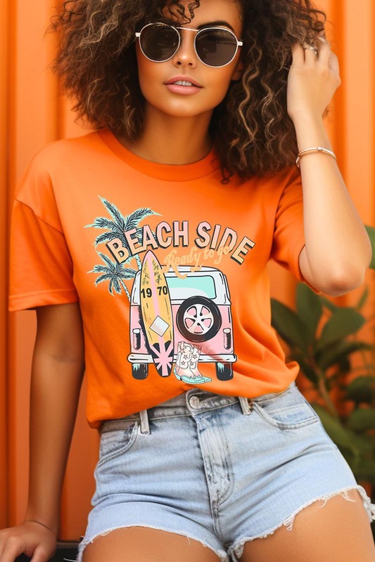 Beach Side Ready To Go Graphic T Shirts