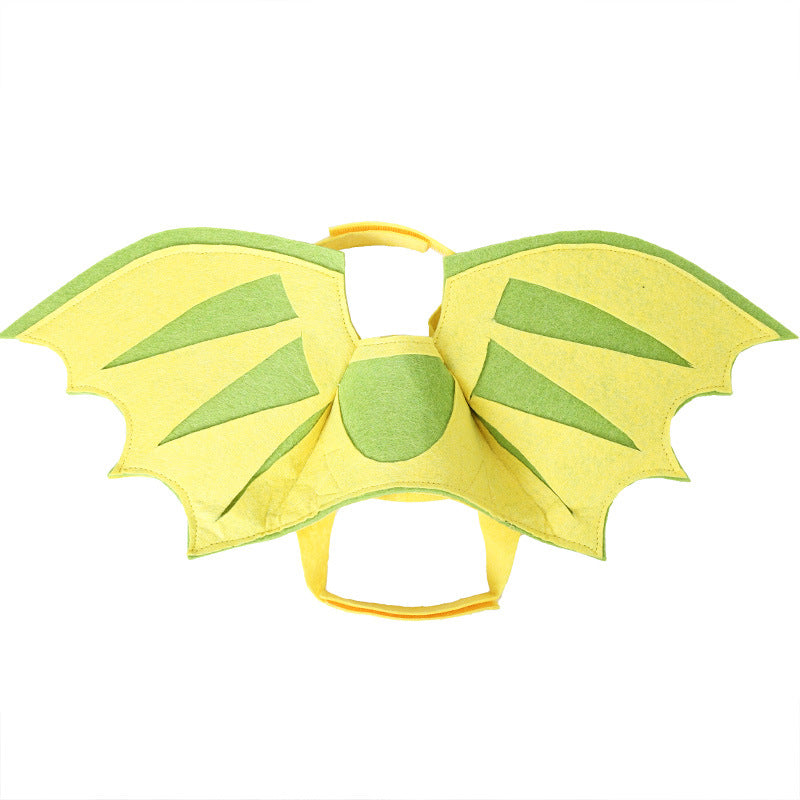 Pet Yellow and Green Dino/Dragon Wings