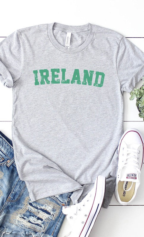 Retro Ireland Graphic Tee Shirt