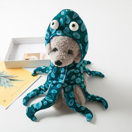 Blue Octopus Pet Costume