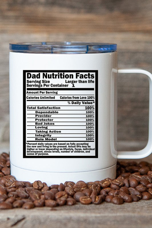 Dad Nutrition Facts Tea/Coffee Mug-Cup