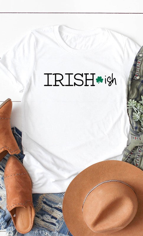 Irish-ish Type Font Graphic Tee Shirt