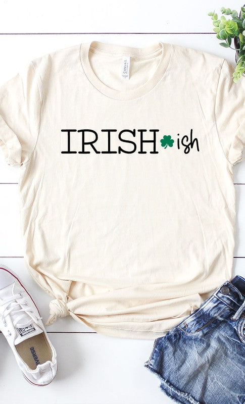 Irish-ish Type Font Graphic Tee Shirt