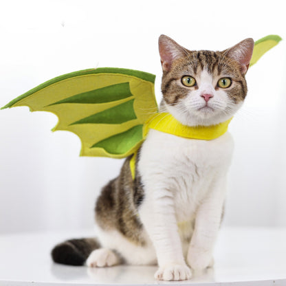 Pet Yellow and Green Dino/Dragon Wings