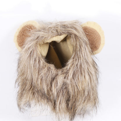 Pet Halloween Fuzzy Hats-Lion, Bunny