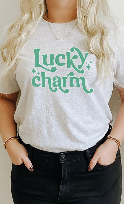 Lucky Charm St Patricks Graphic Tee Shirt