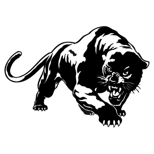 Reflective Panther Sticker