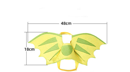 Pet Yellow and Green Dino/Dragon Wings