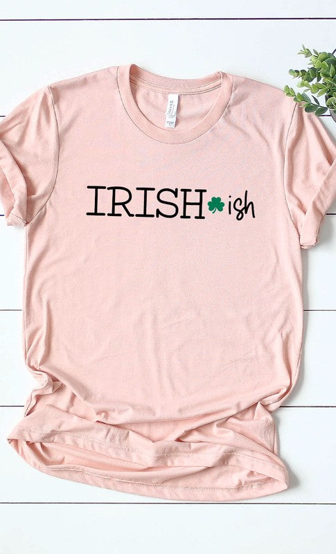 Irish-ish Type Font Graphic Tee Shirt